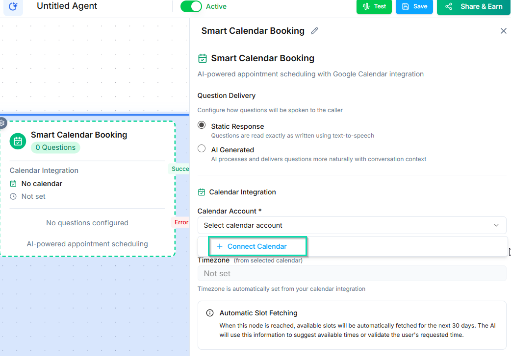 Calendar Integration